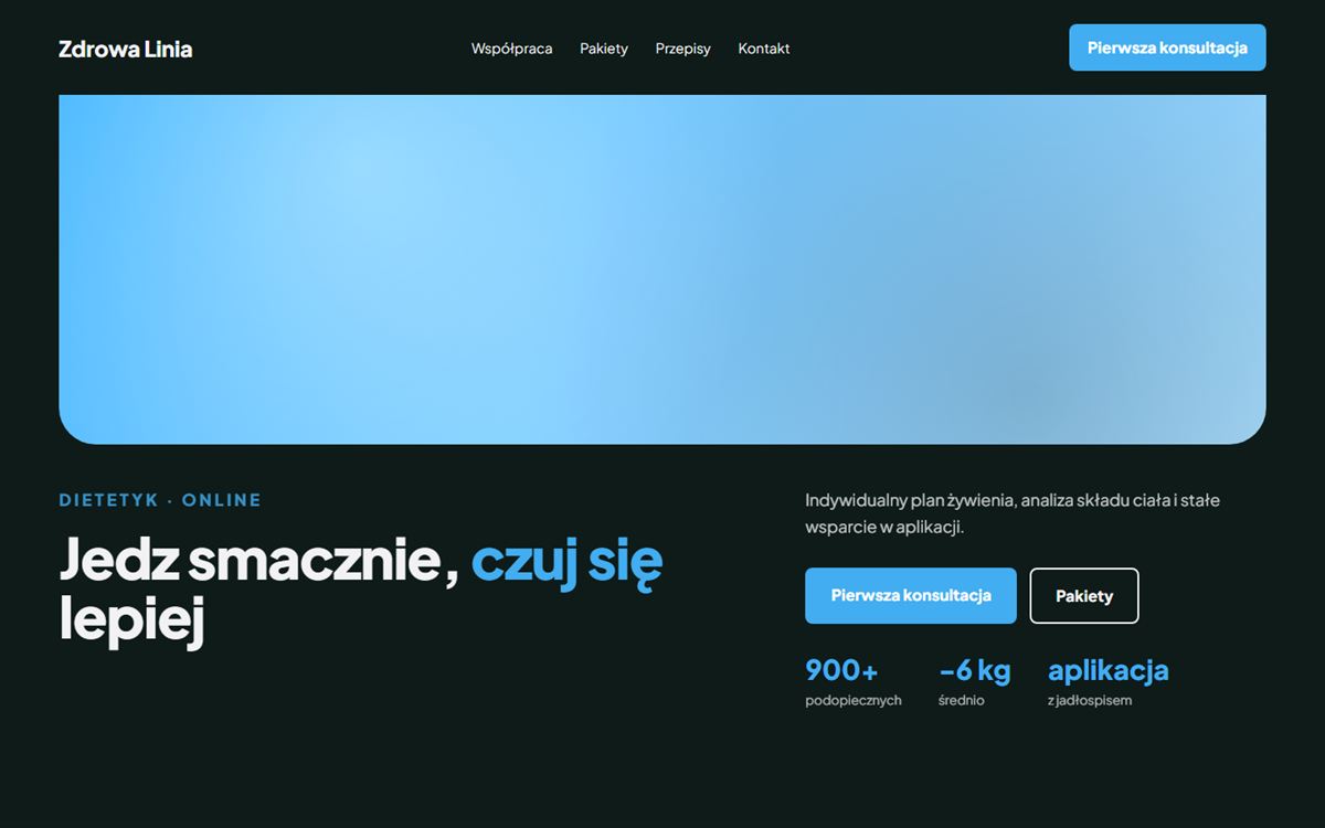 Projekt przykładowy: Zdrowa Linia