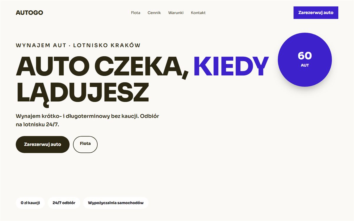 Projekt przykładowy: AutoGo