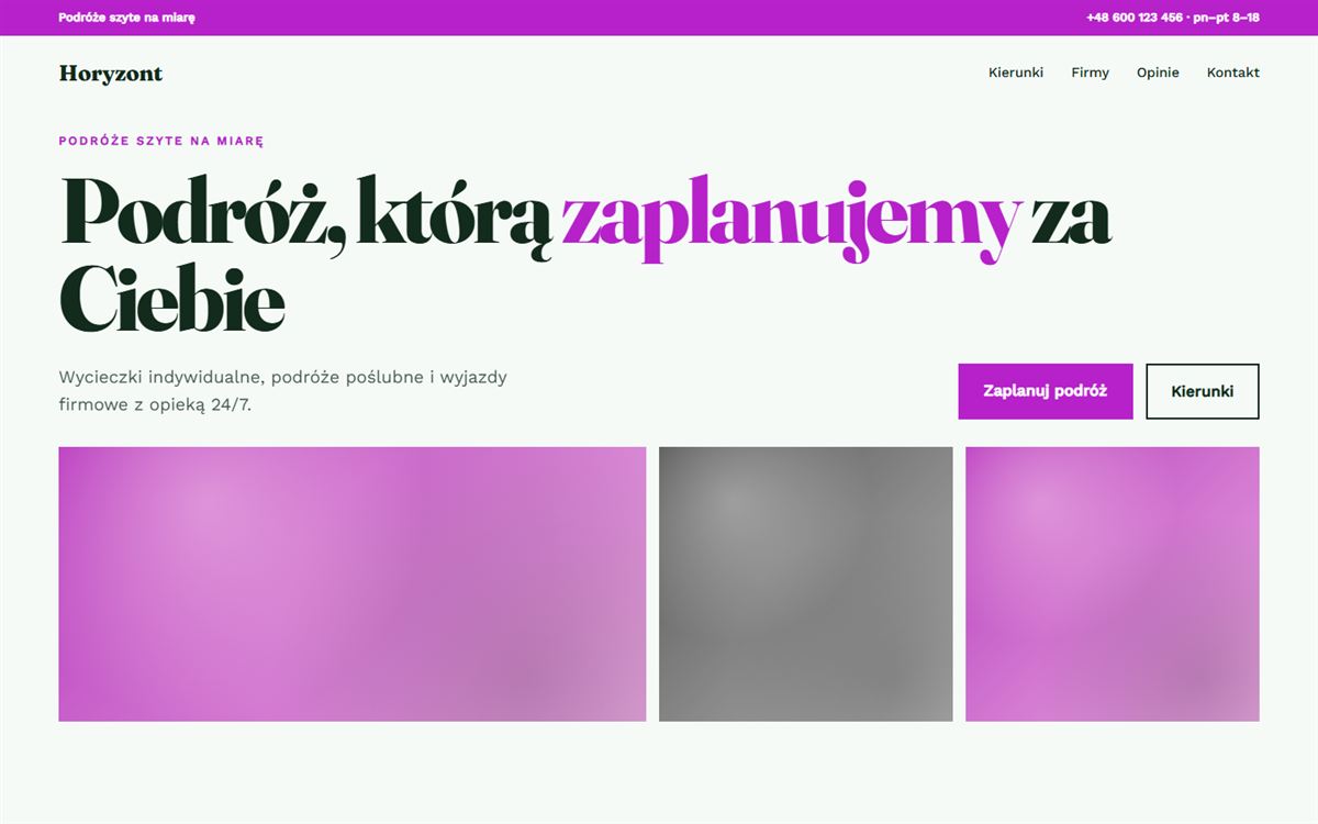 Projekt przykładowy: Horyzont