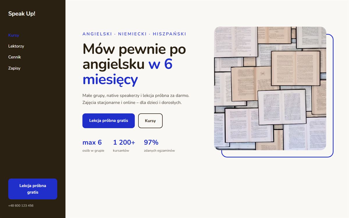 Projekt przykładowy: Speak Up!