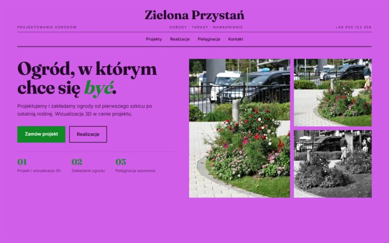 Projekt przykładowy: Zielona Przystań