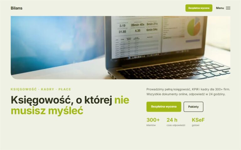 Projekt przykładowy: Bilans